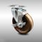 Service Caster 5 Inch SS High Temp Phenolic Swivel Top Plate Caster with Brake SCC-SS20S514-PHSHT-TLB - alternate 1